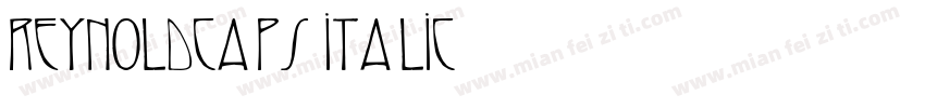 ReynoldCaps Italic字体转换